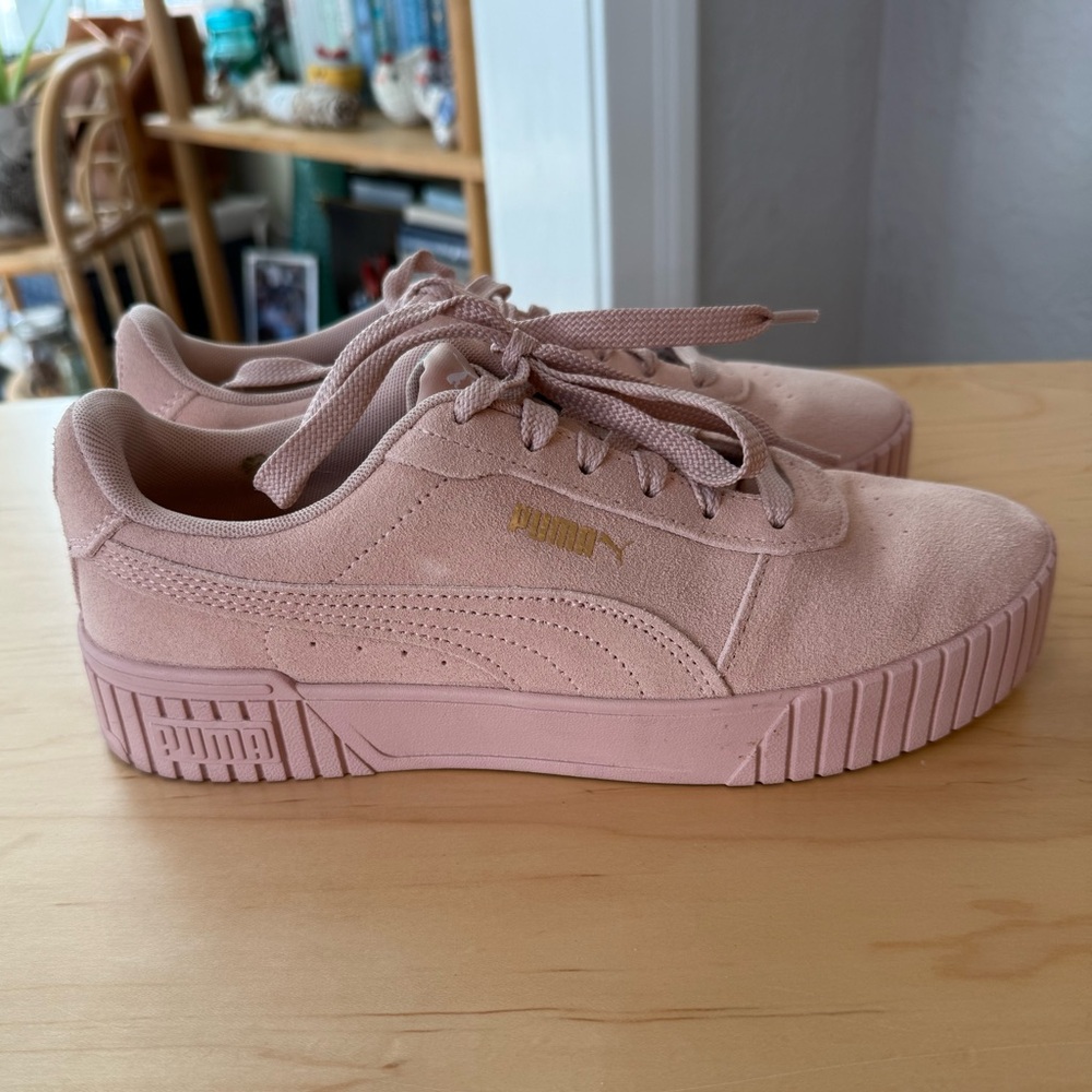 Puma Suede Platform Sneakers Blush Pink // 8.5